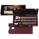  Uljane boje Rembrandt box traditional/15x15ml +1x40ml + pribor (set) Cijene
