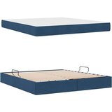  Krevet s madracem i skladištem Plava 160 x 200 cm Poliester | shoptok.hr