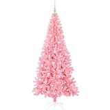 vidaXL Božićno drvce s 300 LED svjetlima Ružičasta 210 cm PVC | shoptok.hr