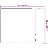  Samoljepljiva Ogledala Folija 45 x 200 cm 2 kom. Srebrna PET | shoptok.hr