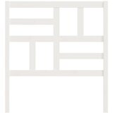  Uzglavlje za krevet bijelo 106 x 4 x 104 cm od masivne borovine | shoptok.hr