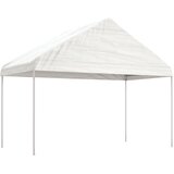  Sjenica s krovom bijela 8,92 x 4,08 x 3,22 polietilen | shoptok.hr