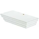 DOLLE Zidna polica (D x Š x V: 20 x 10 x 4,5 cm, Opteretivost: 2,5 kg, Bijele boje) | shoptok.hr