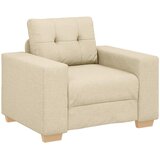 SOFA 3 pcs Krema 221 x 80 x 80 cm Platnasta tkanina | Eponuda.ba