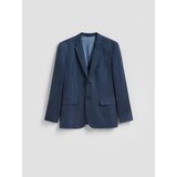 Reserved Slim fit sako s mješavinom viskoze - indigo | shoptok.hr