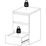 Tvilum Komoda u dekoru hrasta u prirodnoj boji 40x70x50 cm Naia – | shoptok.hr