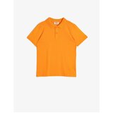 Koton boy polo collar cotton buttoned short sleeved t-shirt Cene