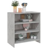  Komoda siva boja betona 70 x 40,5 x 75 cm od konstruiranog drva | shoptok.hr