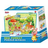 Denis puzzle slagalice crvena šuma gigantic 48kom 01-421000 cene