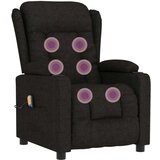  Masažna fotelja od tkanine crna | shoptok.hr