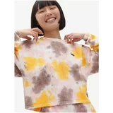 Vans Yellow-Pink Women's Batik Sweatshirt Grunge - Women