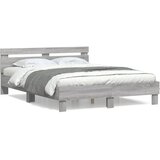  Okvir za krevet s uzglavljem boja hrasta 150x200 cm drveni | Eponuda.com