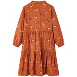  Dječja haljina boja konjaka 104 | shoptok.hr