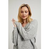 Marisse Women's Sweater Z-Sw-4534 L.Grey Mel | shoptok.hr
