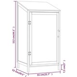 vidaXL Vrtna lopa antracit 55x52x112 cm trden les jelke 152180 | Shoptok.si