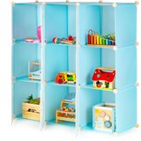  ModernHome dječji ormarić s 9 polica plavi dinosauri | shoptok.hr