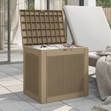  Vrtna kutija za pohranu svjetlosmeđa 55,5x43x53 cm polipropilen | shoptok.hr