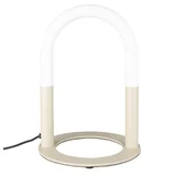 Bež kovinska LED zatemnitvena namizna svetilka (višina 36 cm) Arch –