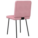  Jedilni stoli 2 kosa roza žamet, (21822675) | Shoptok.si