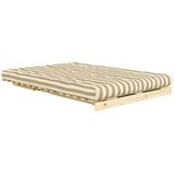 Karup Bež/kremno bela raztegljiva sedežna garnitura 140 cm Roots – | Shoptok.si