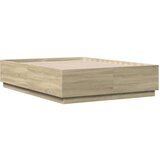 vidaXL Posteljni okvir sonoma hrast 120x190 cm inženirski les | Shoptok.si