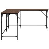  Radni stol smeđa boja hrasta 149x149x75 cm konstruirano drvo | Eponuda.com
