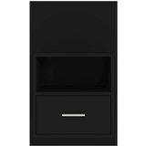  Stenske nočne omarice 2 kosa črne, (20809027) | Shoptok.si