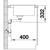Blanco NAYA 5 nežno bela 515x510/200 mm | ePonuda.com