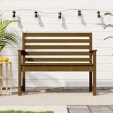 vidaXL Vrtna klupa boja meda 109x48x91 5 cm od masivne borovine Cijene