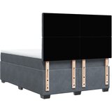 Krevet s oprugama i madracem tamnosivi 140x190 cm baršunasti | shoptok.hr