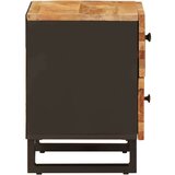  Nočna omarica Rjava 40 x 33,5 x 46 cm Masiven les manga, (5000107103) | Shoptok.si