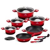 Shumee lončki z granitno oblogo 15 element. zilner češnja rdeča noir ZL-8520, (21384661) | Shoptok.si