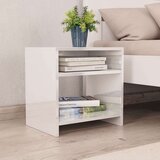  Nočne omarice 2 kosa visok sijaj bele 40x30x40 cm iverna plošča, (20733617) | Shoptok.si