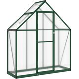  The Living Store Rastlinjak z okvirjem zelen 169x58x195 cm aluminij - Rastlinjak, (21456209) | Shoptok.si
