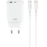 XO CE30 stenski polnilec PD QC 30W 1x USB-C 1x USB | Shoptok.si