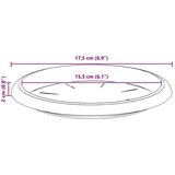  Krožni cvetlični pladenj 24 pcs Kamnito rdeča Ø 14 x 2 cm, (5000207766) | Shoptok.si