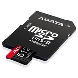 A DATA uhs-i u3 microsdxc 512gb v30s class 10 + adapter ausdx512gui3v30sha2-ra1 Memorijska kartica Cene