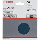 Bosch brusni list F550, pakovanje od 5 komada 115 mm, 60 pakovanje od 5 komada - 2608608Y05 | Eponuda.com