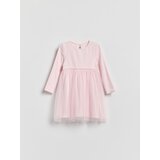 Reserved Haljina s donjim dijelom od tila - pastelnoružičasto | shoptok.hr