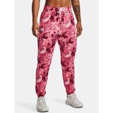 Under Armour Sweatpants Rival Terry Print Jogger-PNK - Women Cene