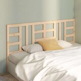  Uzglavlje za krevet 206 x 4 x 100 cm od masivne borovine | shoptok.hr