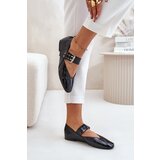 Boto FI1 Lacquered Ballerinas With Strap Black Azirae | Eponuda.ba