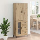  Highboard Umjetnički hrast 69,5 x 34 x 180 cm Konstruirano drvo | shoptok.hr