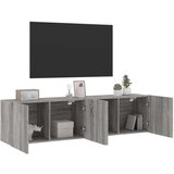  Zidni TV ormarići 2 kom boja sivog hrasta sonome 80x30x41 cm | shoptok.hr