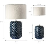 ONLI Stona lampa CERAMICA 1xE27/15W/230V 57 cm plava/krem | Eponuda.com