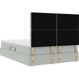  s madracem i skladištem Svijetlo siva 140 x 190 cm | shoptok.hr