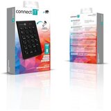 Connect IT CKB-0062-BK - Bežična numerička tastatura 1xAAA crna | Eponuda.com