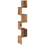  Zidna kutna polica staro drvo 20x20x127,5 cm konstruirano drvo | Eponuda.com