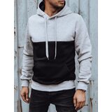 DStreet Bluza męska z kapturem jasnoszara | shoptok.hr