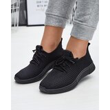 Resti Black women's fabric sports shoes Vobbu- Footwear | shoptok.hr